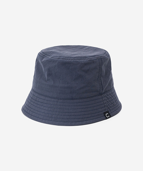 Big Sized Bucket Hat Washed Nylon Navy
